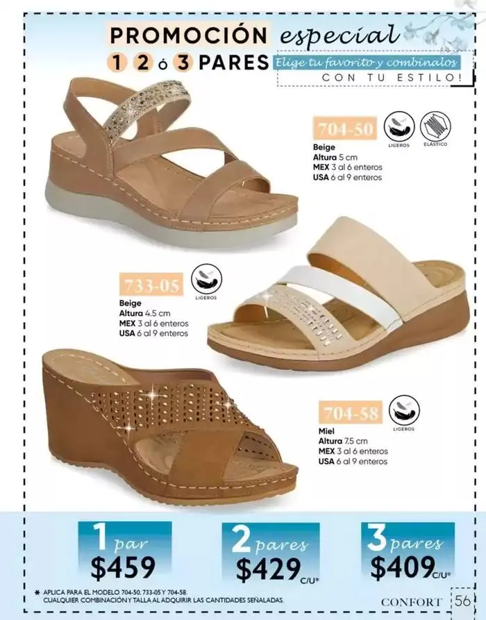 Catálogo de Catálogo Cklass Confort Primavera Verano 2025 México 8 de enero al 30 de junio 2025 - Pagina 52