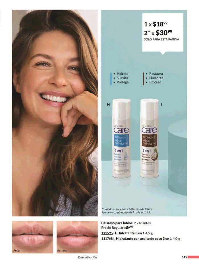 Catálogo de Avon COSMÉTICOS C10 15 de mayo al 19 de junio 2024 - Pagina 145