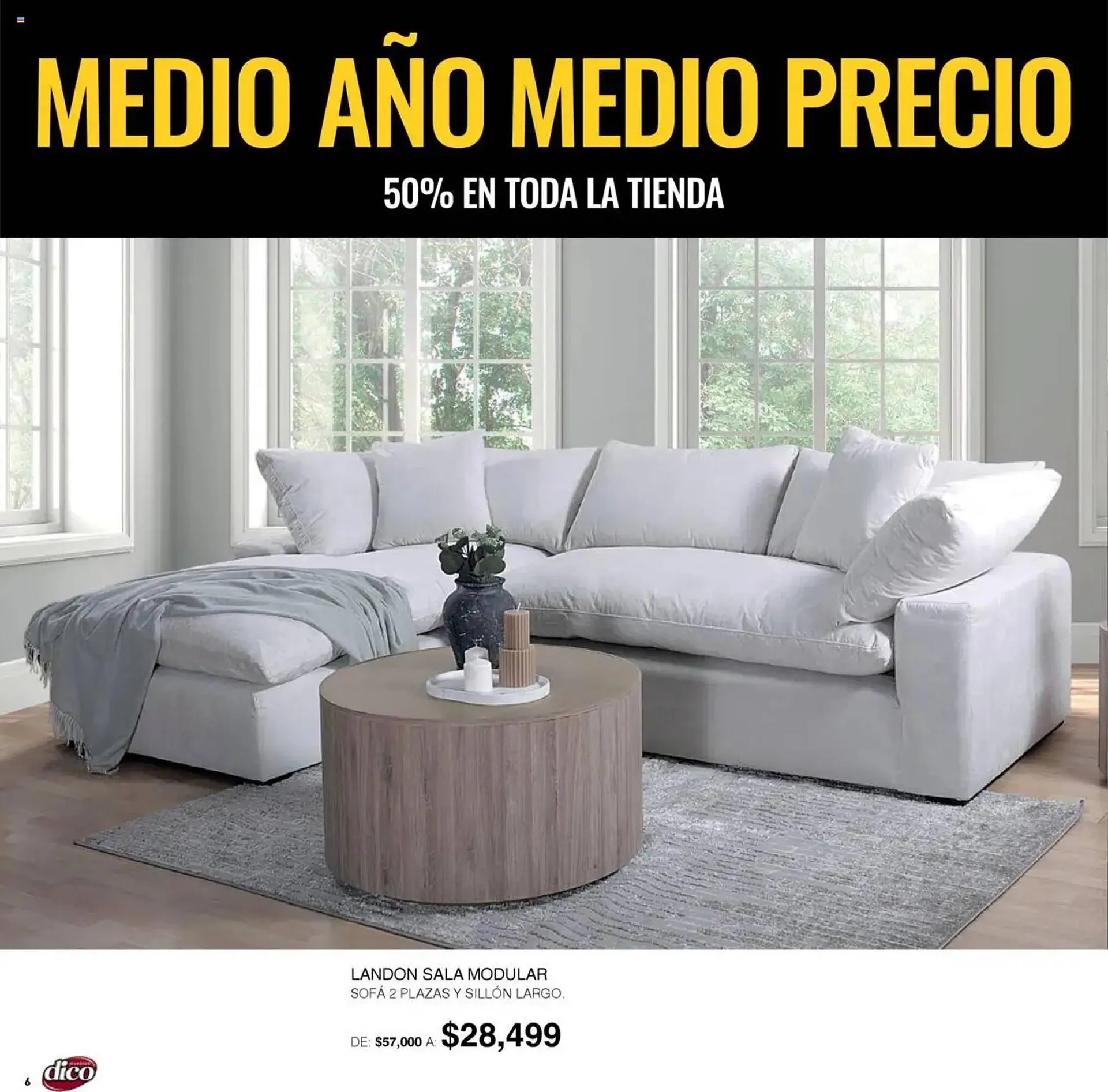 Catálogo de Catálogo Muebles Dico 1 de julio al 1 de agosto 2025 - Pagina 6