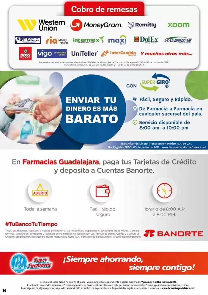 Catálogo de Boletín Farmacias Guadalajara! 15 de marzo al 31 de marzo 2025 - Pagina 16