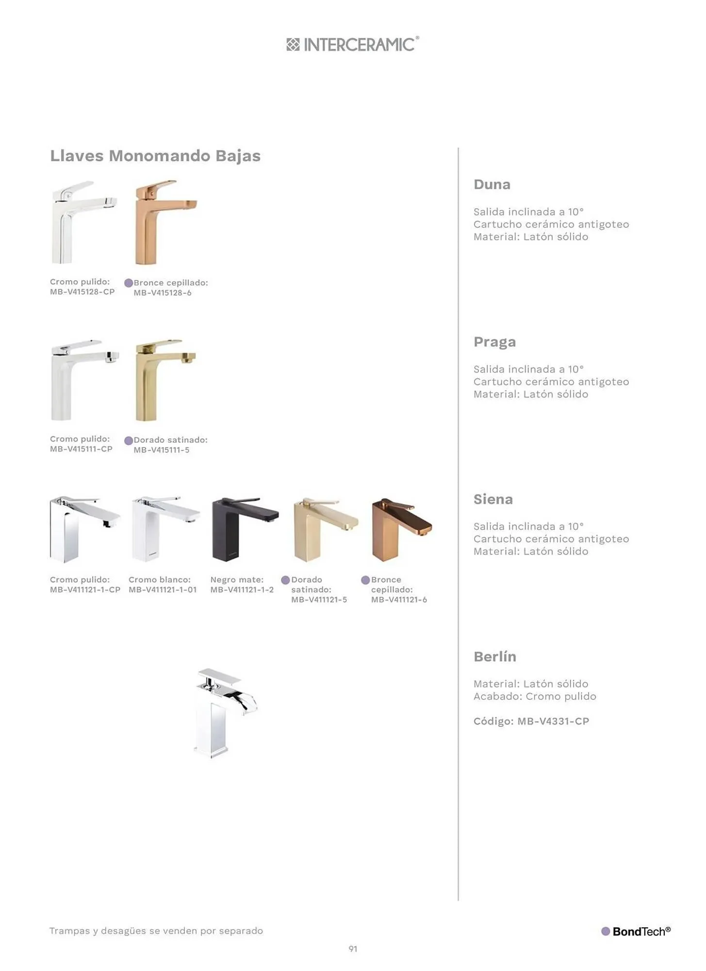 Catálogo de Catálogo Interceramic 3 de octubre al 3 de octubre 2026 - Pagina 91