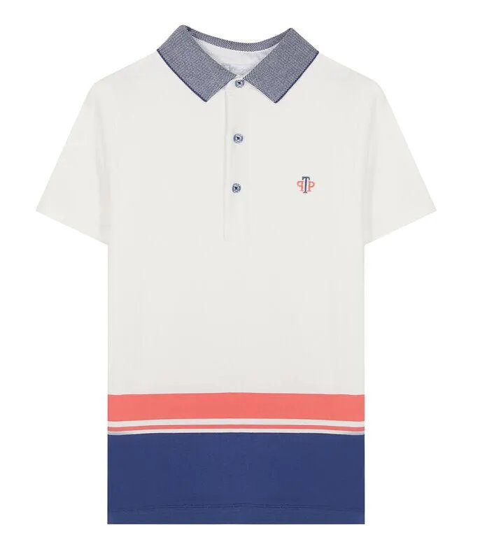 Playera Tipo Polo Manga Corta Niño