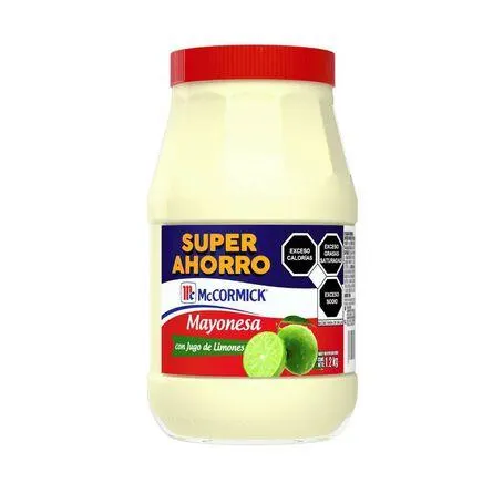 Mayonesa McCormick con Jugo de Limones 1.2 kg