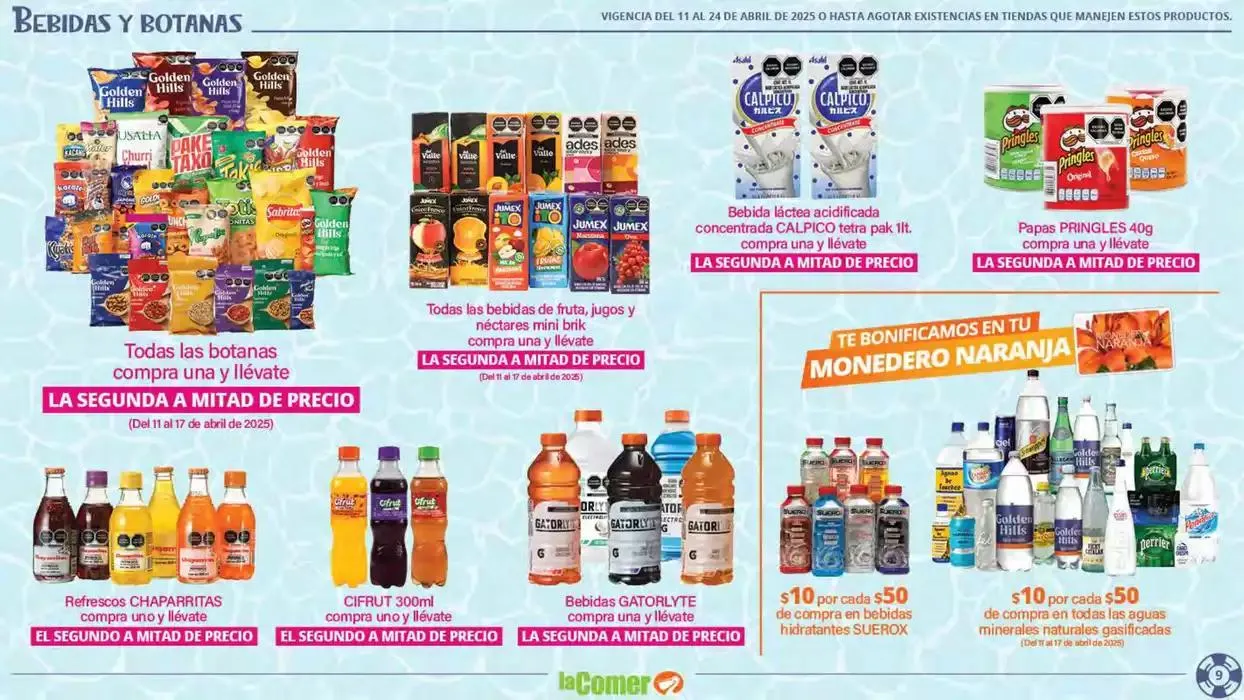 Catálogo de La Comer 11 de abril al 24 de abril 2025 - Pagina 9