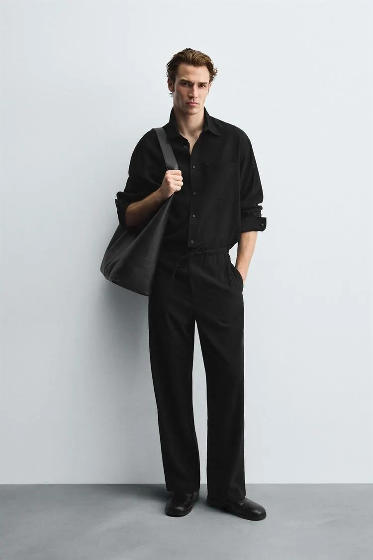 RELAXED FIT FLOWY SHIRT