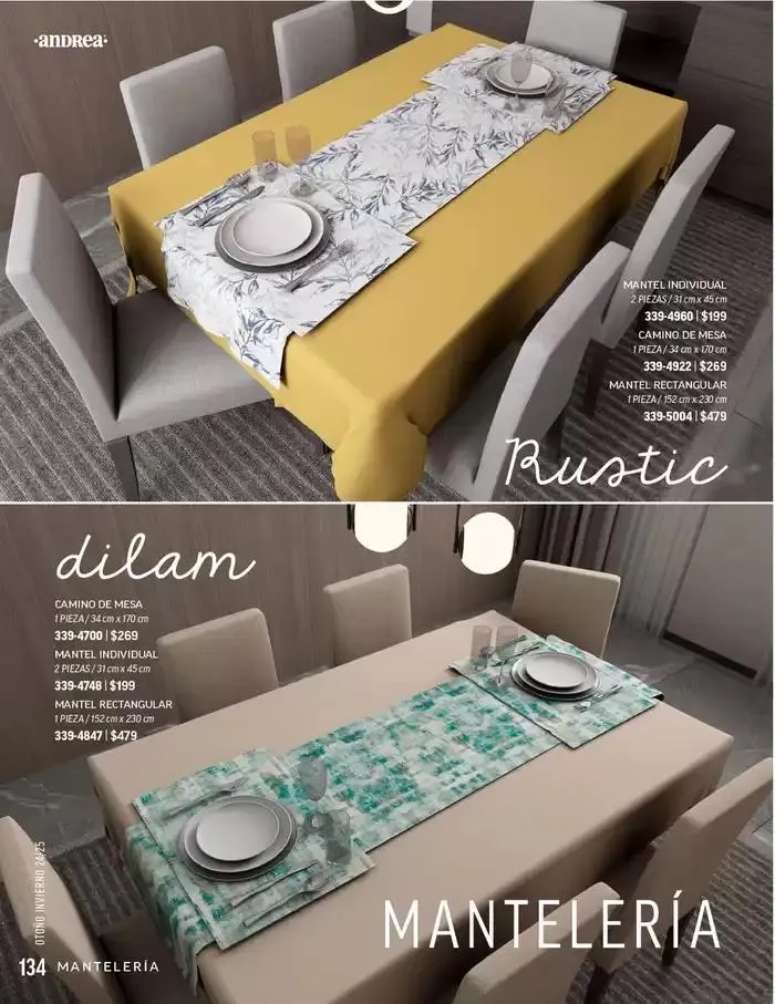 Catálogo de ANDREA - ANDREA HOME 26 de agosto al 25 de enero 2025 - Pagina 38