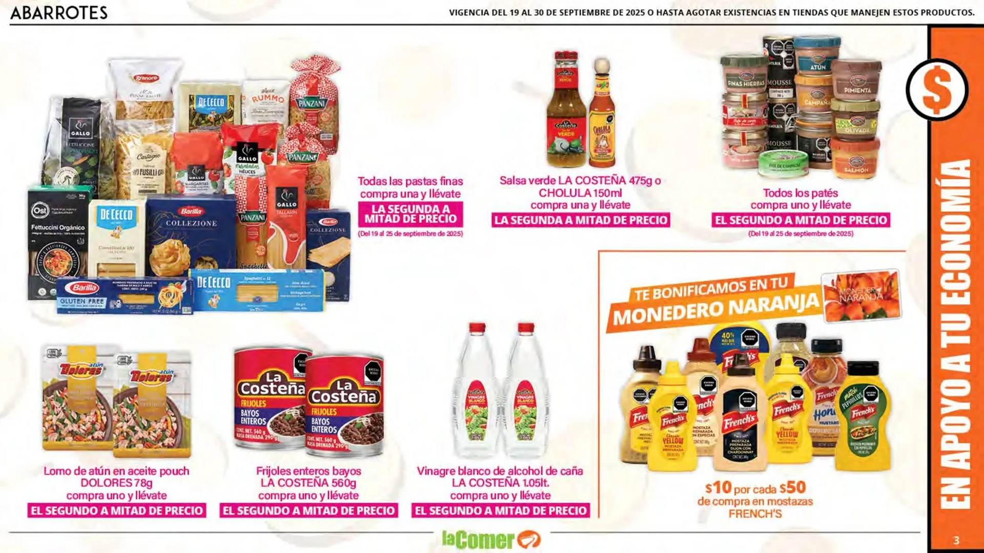 Catálogo de Folleto La Comer 19 de septiembre al 30 de septiembre 2025 - Pagina 3