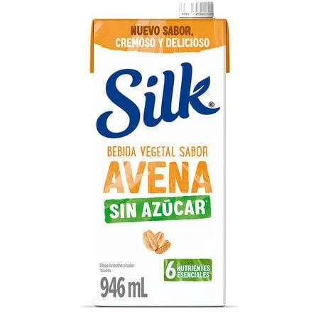 Bebida Vegetal Sabor Avena Silk Sin Azúcar 946 ml