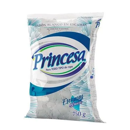 Jabón Princesa Escamas Blancas 750 gr