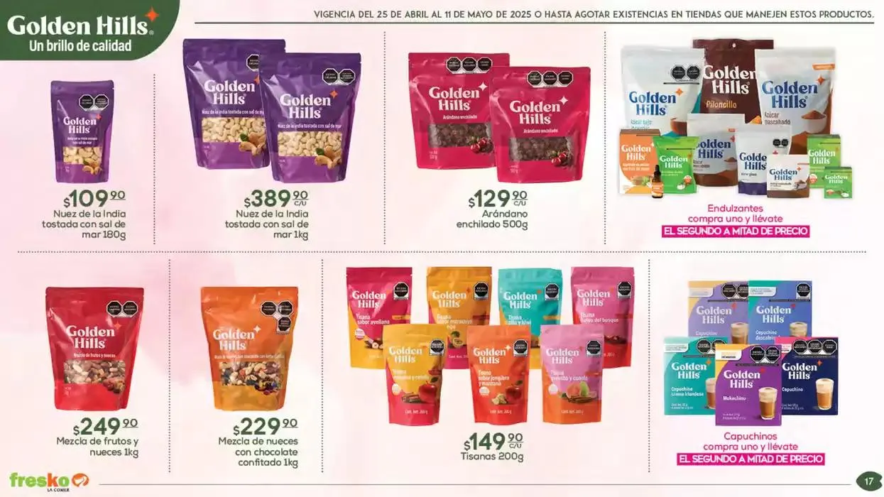 Catálogo de QUE SEA FRESKO HACE LA DIFERENCIA 25 de abril al 11 de mayo 2025 - Pagina 17