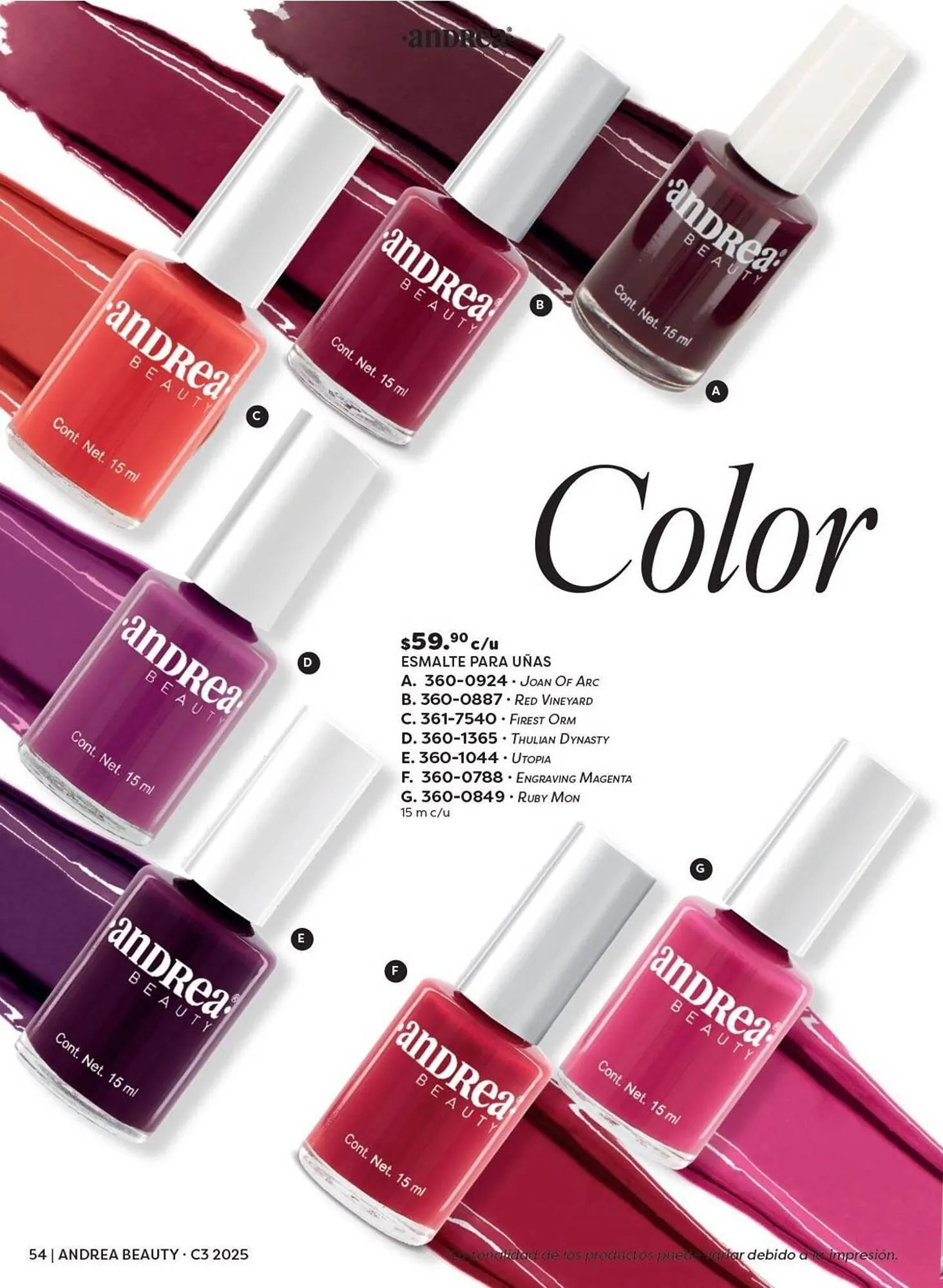Catálogo de Catálogo Andrea 23 de mayo al 31 de diciembre 2025 - Pagina 54
