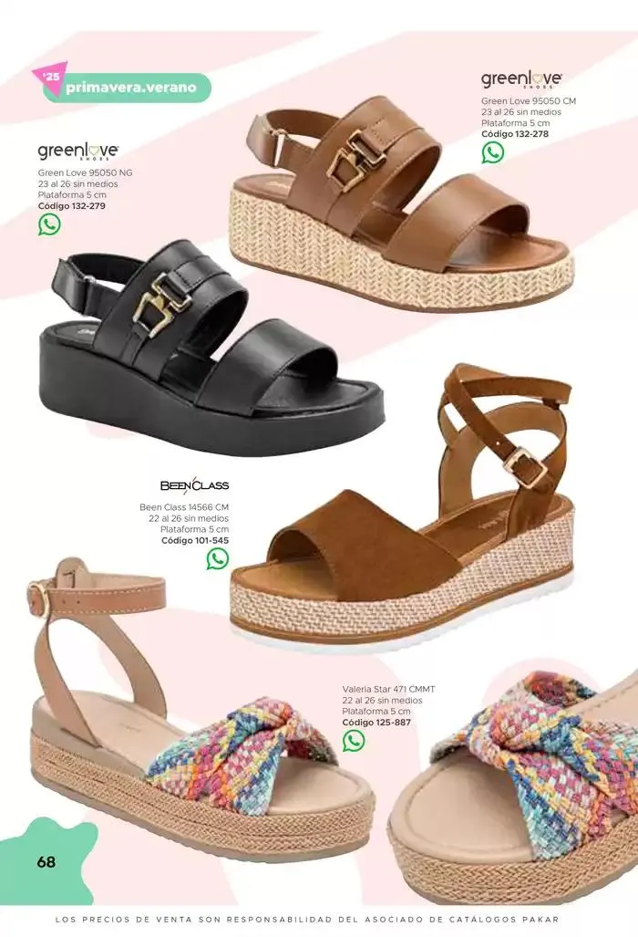 Catálogo de Pakar Sandalia 31 de enero al 31 de mayo 2025 - Pagina 68