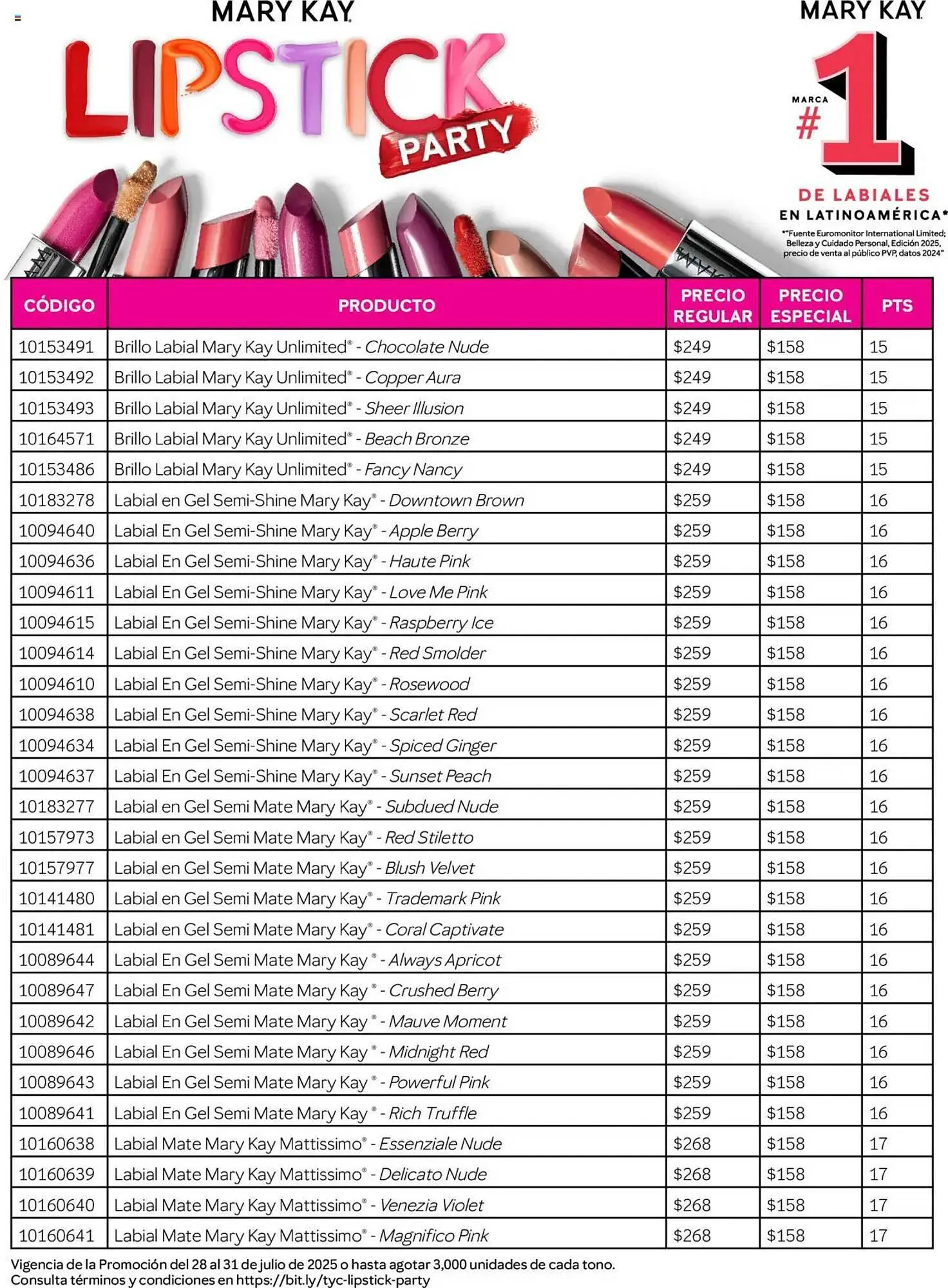 Catálogo de Catálogo Mary Kay 28 de julio al 2 de agosto 2025 - Pagina 10