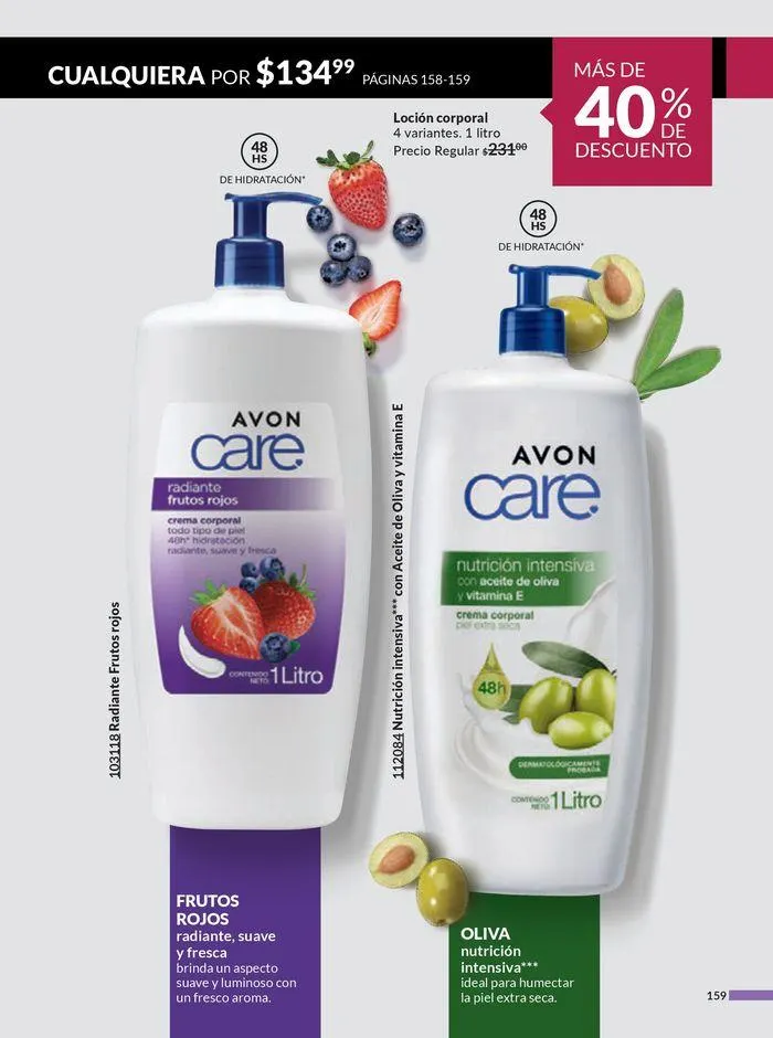 Catálogo de Avon COSMÉTICOS C09 17 de abril al 22 de mayo 2024 - Pagina 159