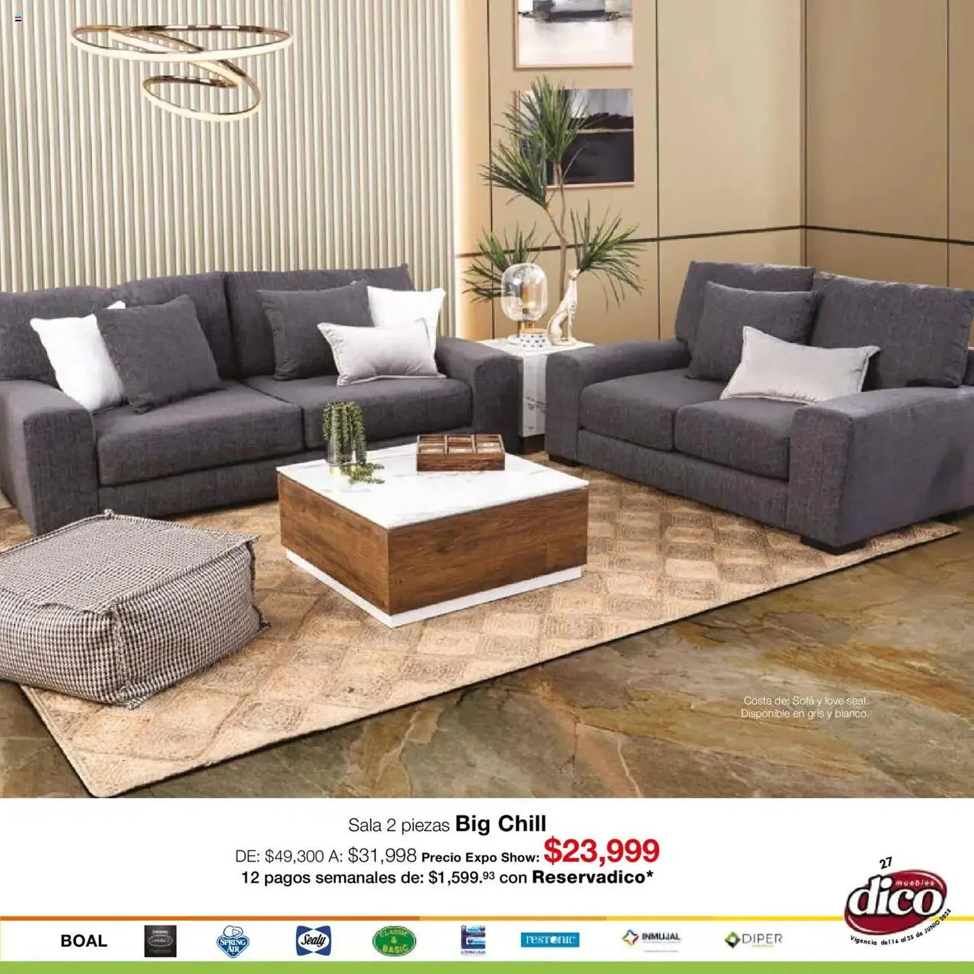 Catálogo de Catálogo Muebles Dico 12 de junio al 25 de junio 2025 - Pagina 27