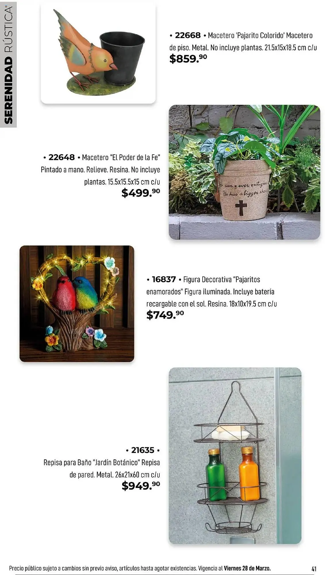 Catálogo de Catálogo Home Interiors 17 de febrero al 28 de marzo 2025 - Pagina 41