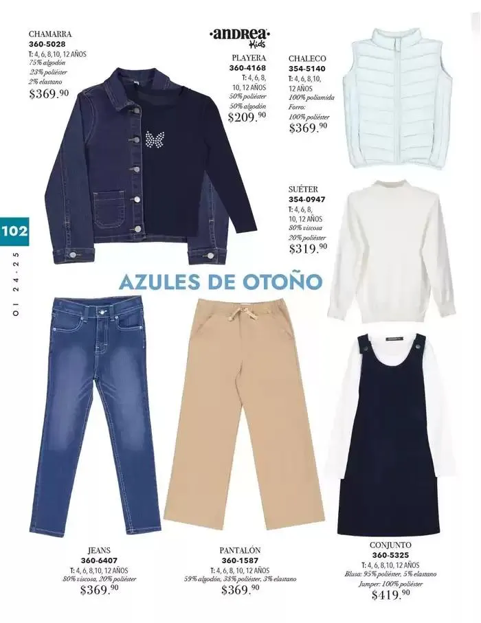 Catálogo de ANDREA - INFANTIL 26 de agosto al 25 de enero 2025 - Pagina 3
