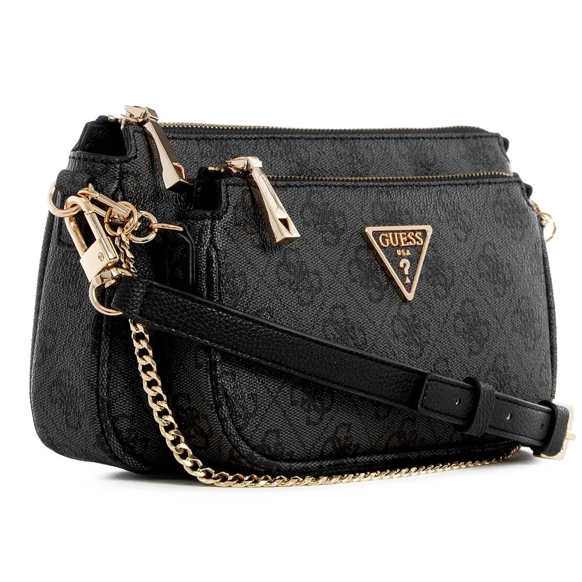 Bolsa Casual Para Dama Guess Negro Logo BG787971-CLO