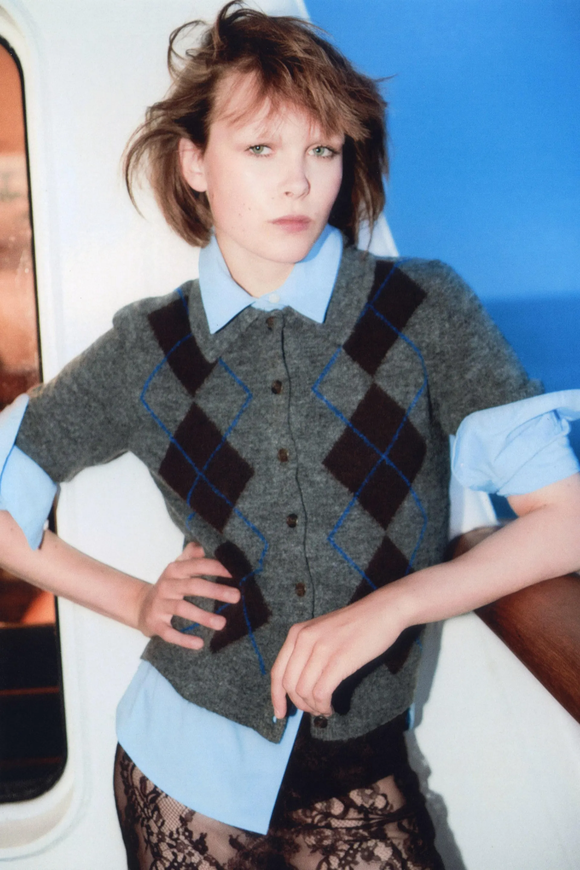 Cárdigan con cuello