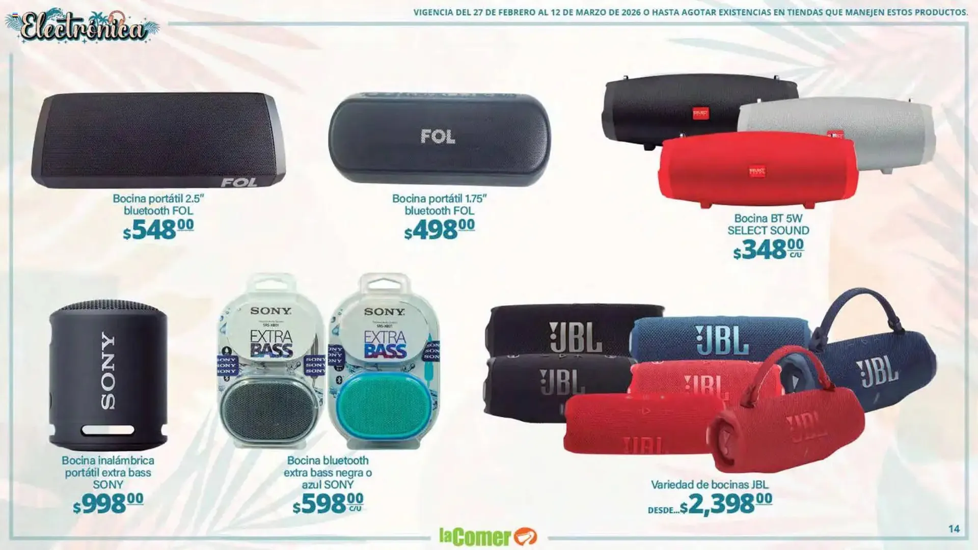 Catálogo de Folleto La Comer 28 de febrero al 12 de marzo 2026 - Pagina 14