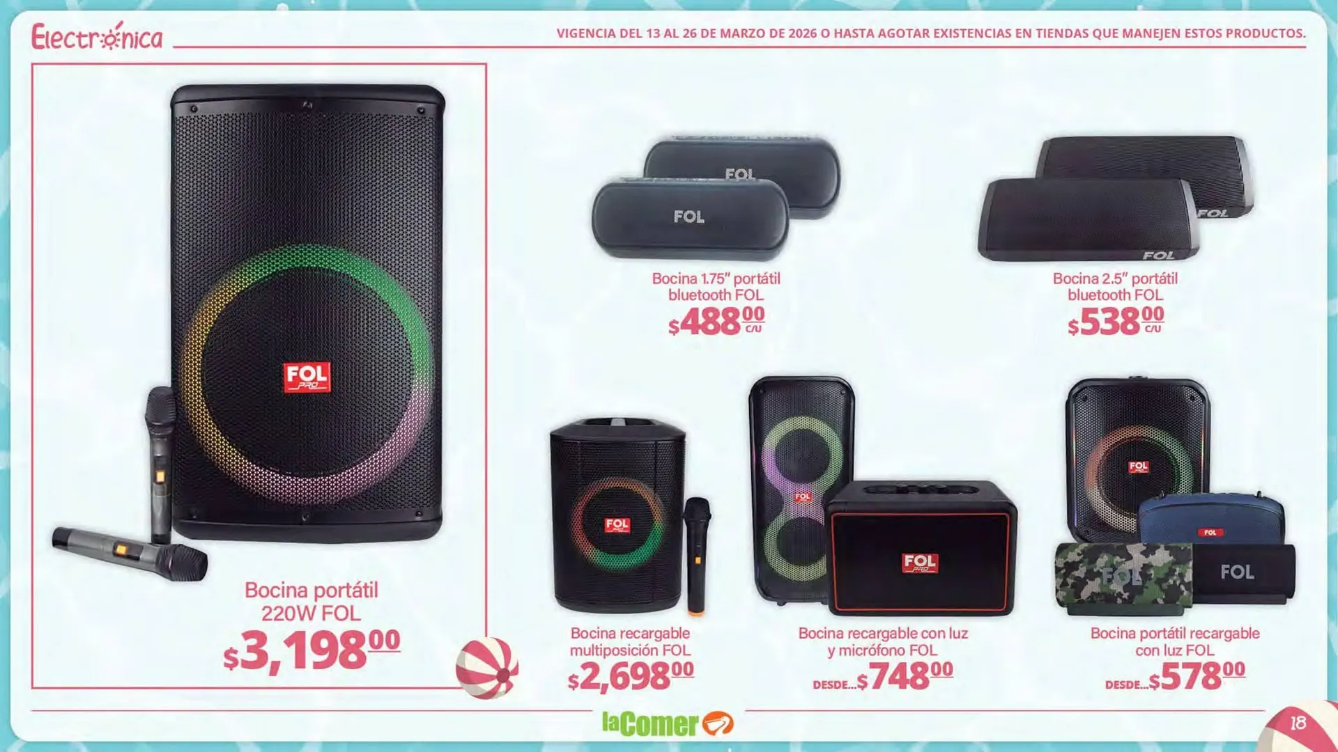 Catálogo de Folleto La Comer 13 de marzo al 26 de marzo 2026 - Pagina 18