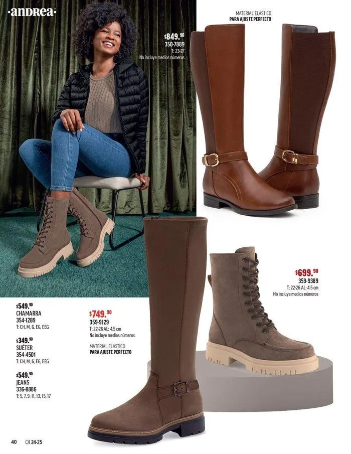 Catálogo de ANDREA - CALZADO DAMA 26 de agosto al 25 de enero 2025 - Pagina 133