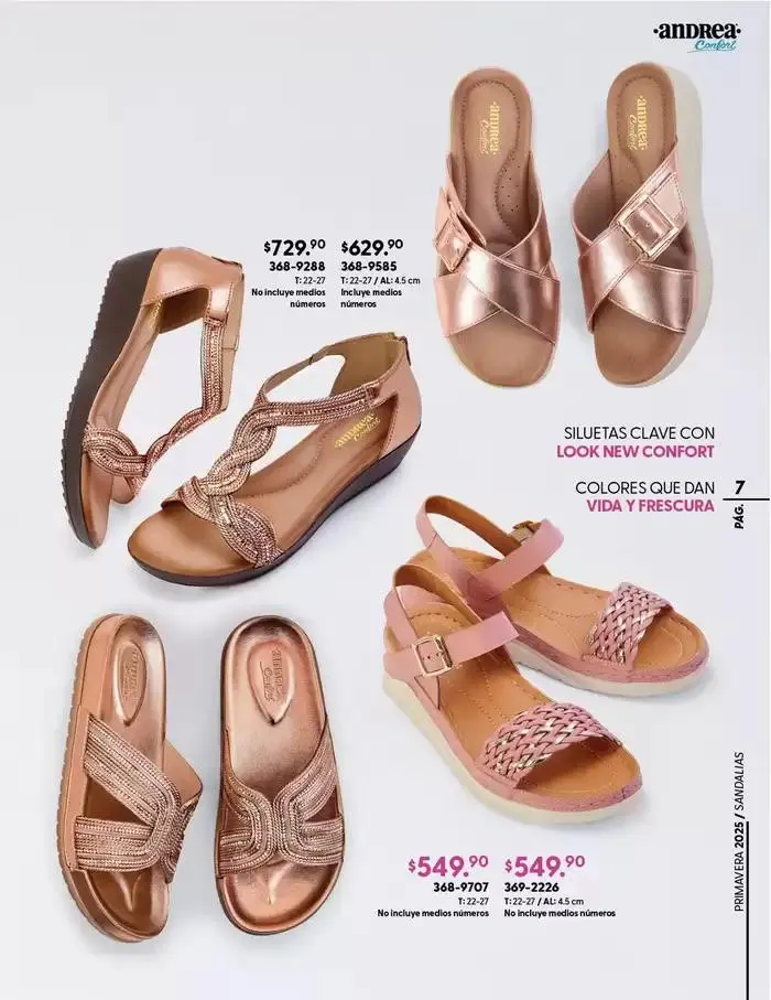 Catálogo de ANDREA | CALZADO CONFORT 26 de enero al 24 de mayo 2025 - Pagina 7