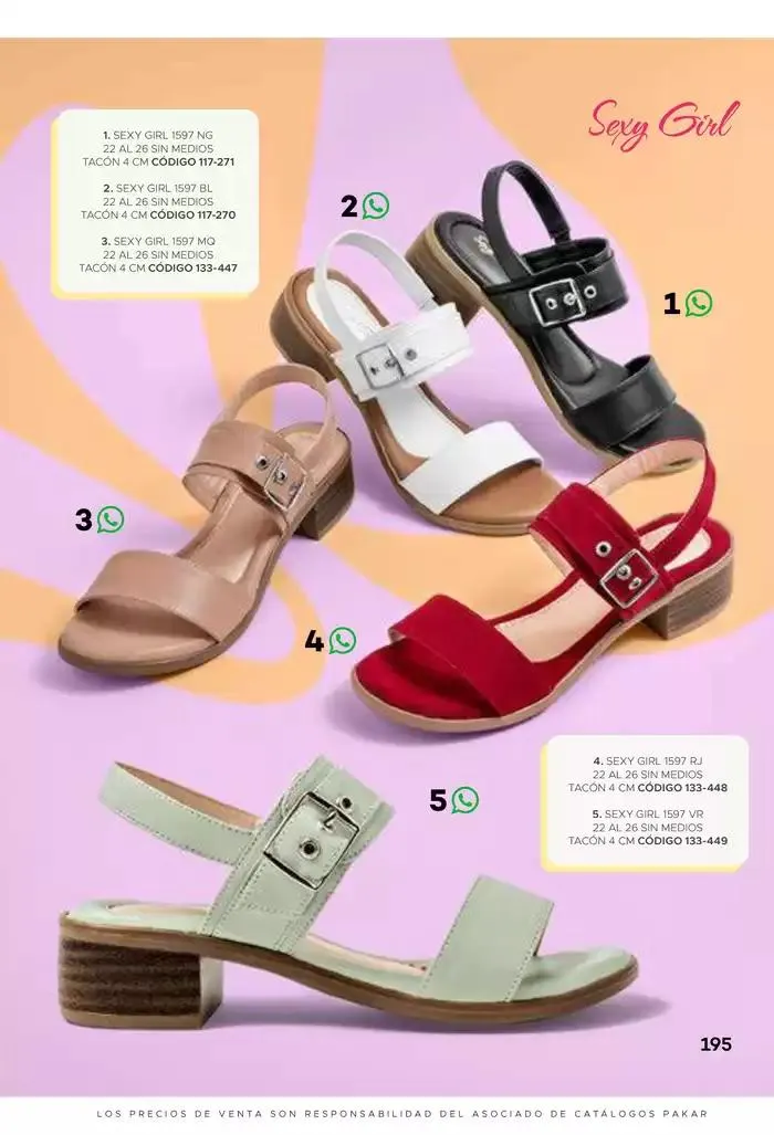 Catálogo de Pakar Sandalia 31 de enero al 31 de mayo 2025 - Pagina 195