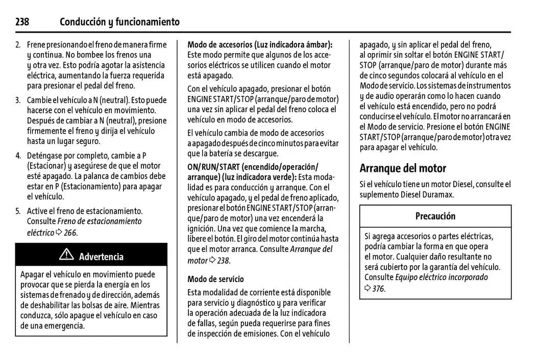 Catálogo de Cheyenne 2025 Manual del propietario 22 de enero al 31 de diciembre 2025 - Pagina 239