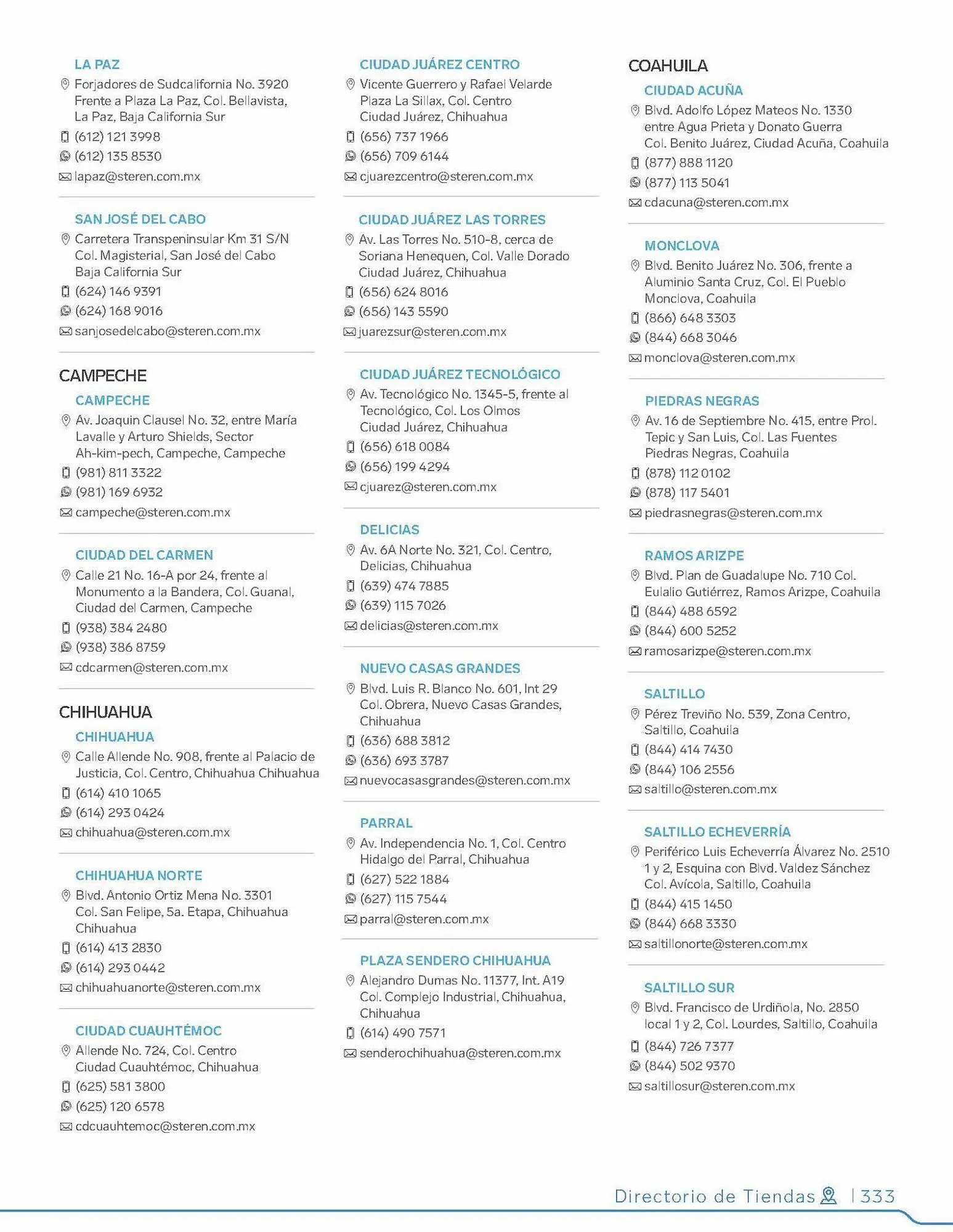 Catálogo de Catálogo Steren 2 de enero al 31 de diciembre 2023 - Pagina 353
