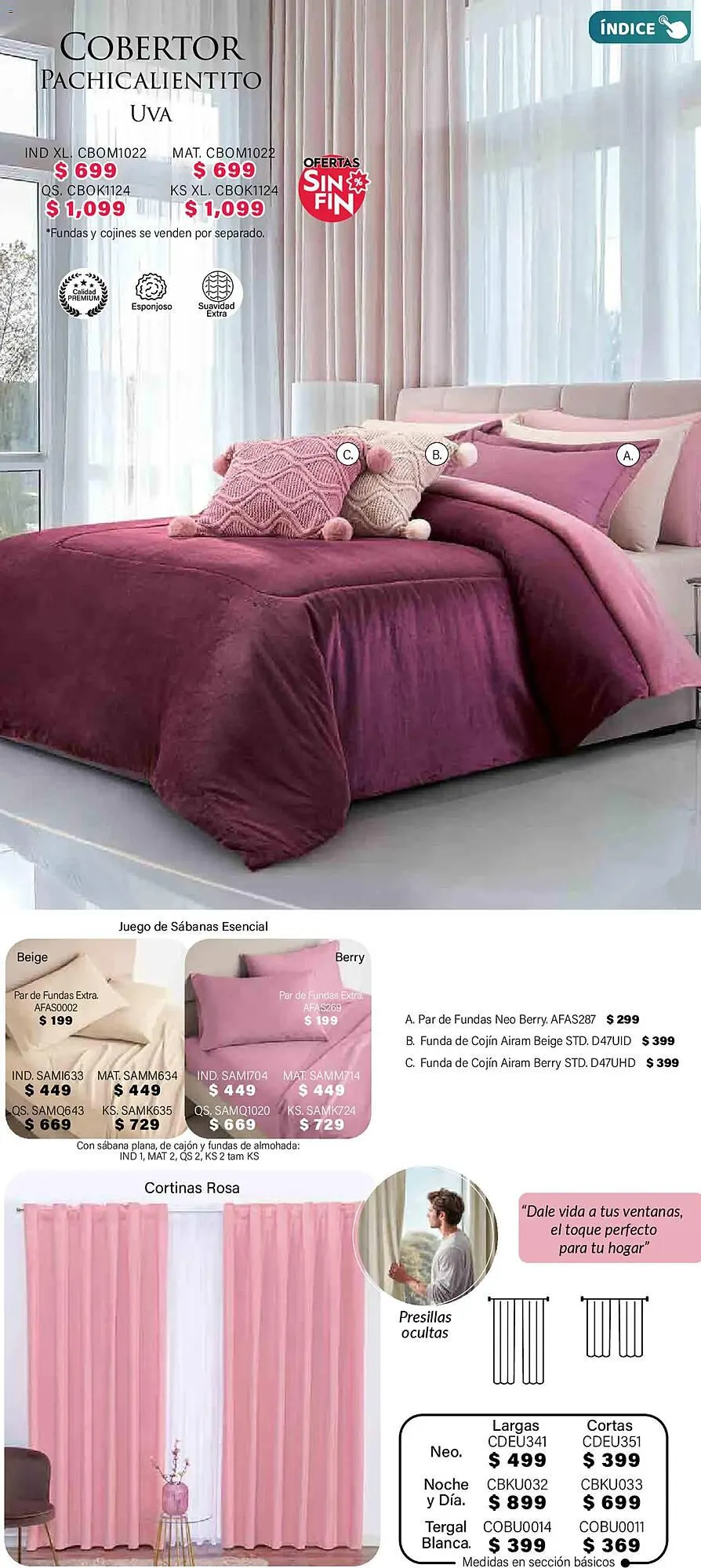 Catálogo de Catálogo Colchas Concord 1 de noviembre al 1 de febrero 2026 - Pagina 278