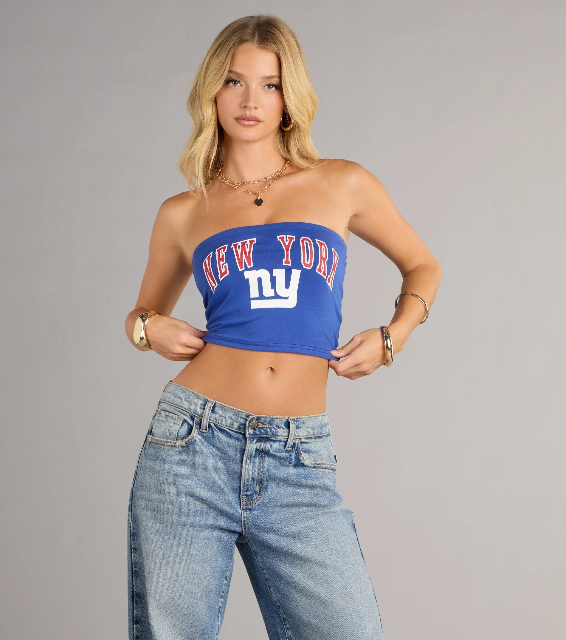 Game Day New York Football Team Tube Top