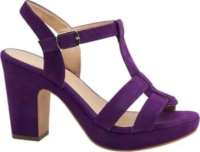 sandalia plataforma tacón