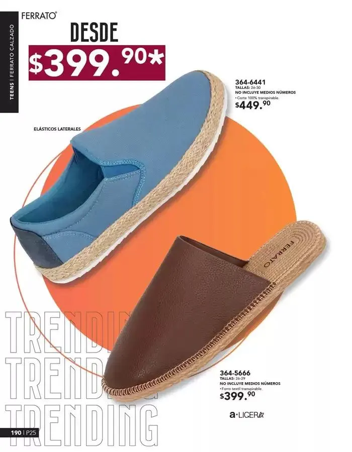 Catálogo de ANDREA | CALZADO CABALLERO 26 de enero al 24 de mayo 2025 - Pagina 190