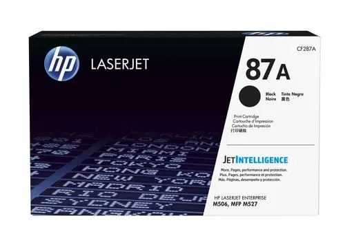 Cartucho De Toner Original Laserjet Hp 87A Negro Cf287A