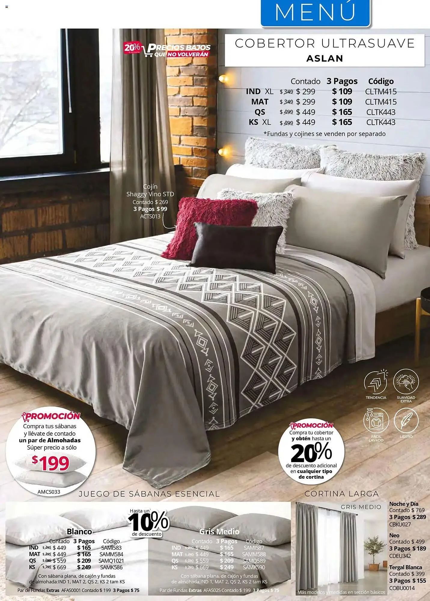 Catálogo de Catálogo Colchas Concord 1 de mayo al 1 de agosto 2026 - Pagina 241