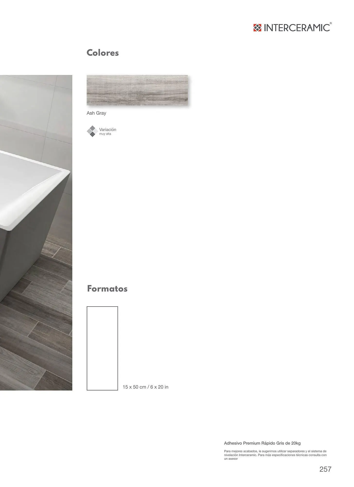Catálogo de Catálogo Interceramic 12 de marzo al 31 de diciembre 2024 - Pagina 257