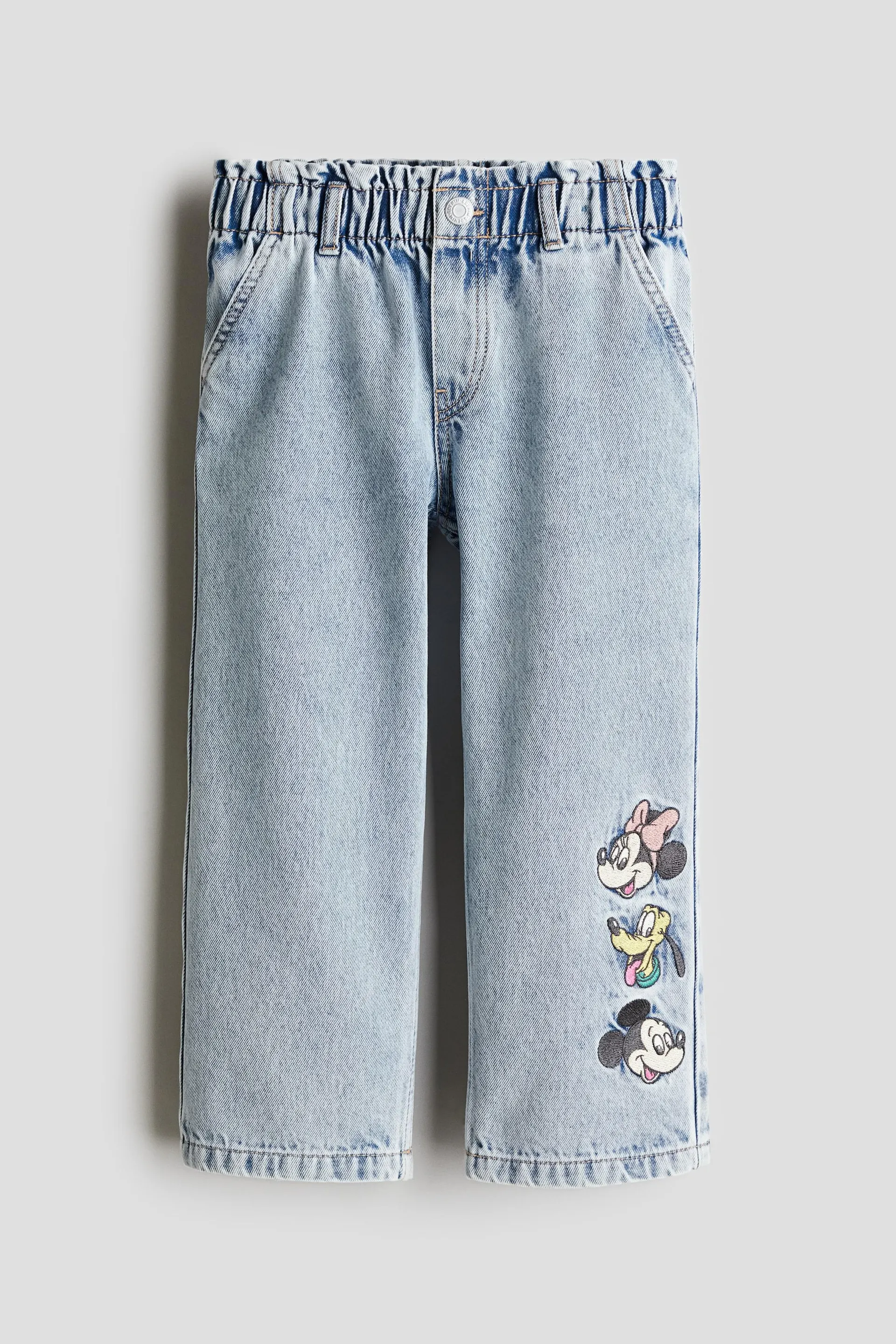 Wide Leg Jeans con diseño