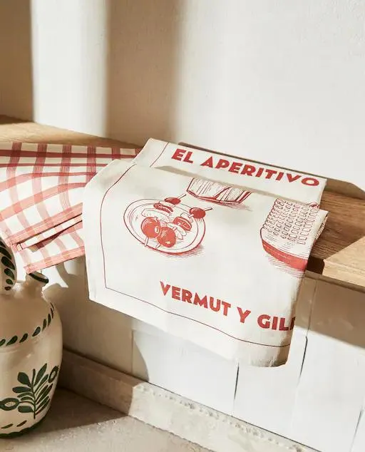 PACK PAÑOS ALGODÓN ESTAMPADO APERITIVO (PACK DE 2)