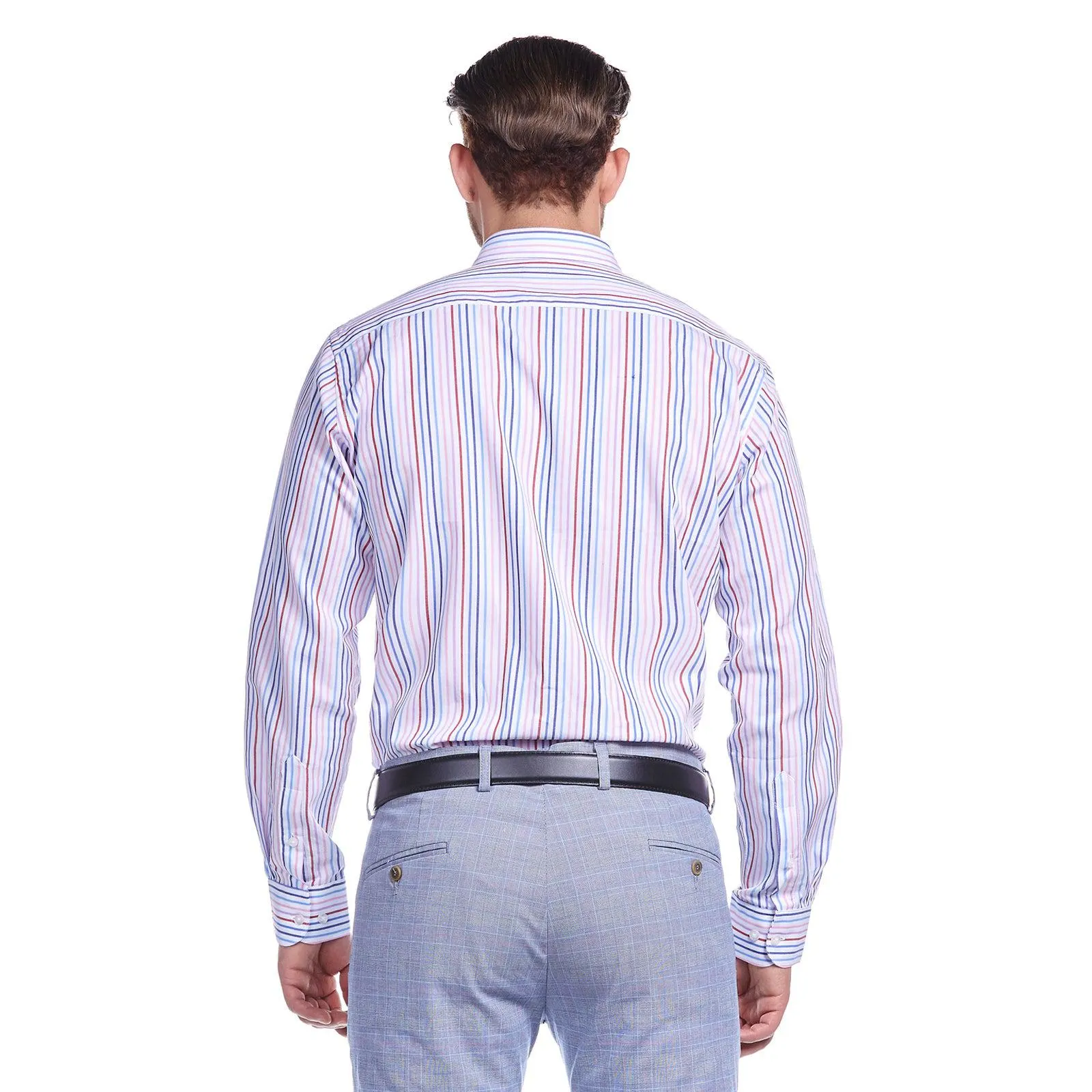 Camisa manga larga | Rayada | Slim-Fit