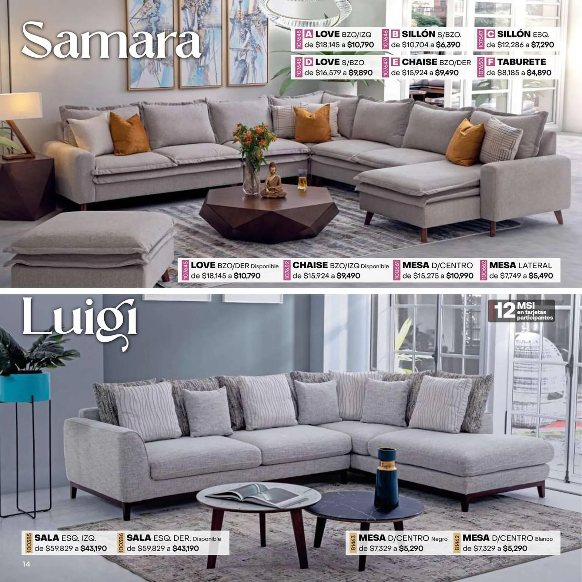 Catálogo de Catálogo Muebles Placencia 8 de febrero al 19 de febrero 2024 - Pagina 14