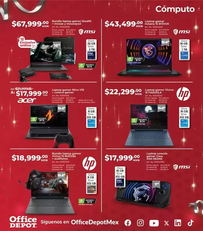 Catálogo de Office Depot - Folleto Noviembre 1 de noviembre al 30 de noviembre 2024 - Pagina 5