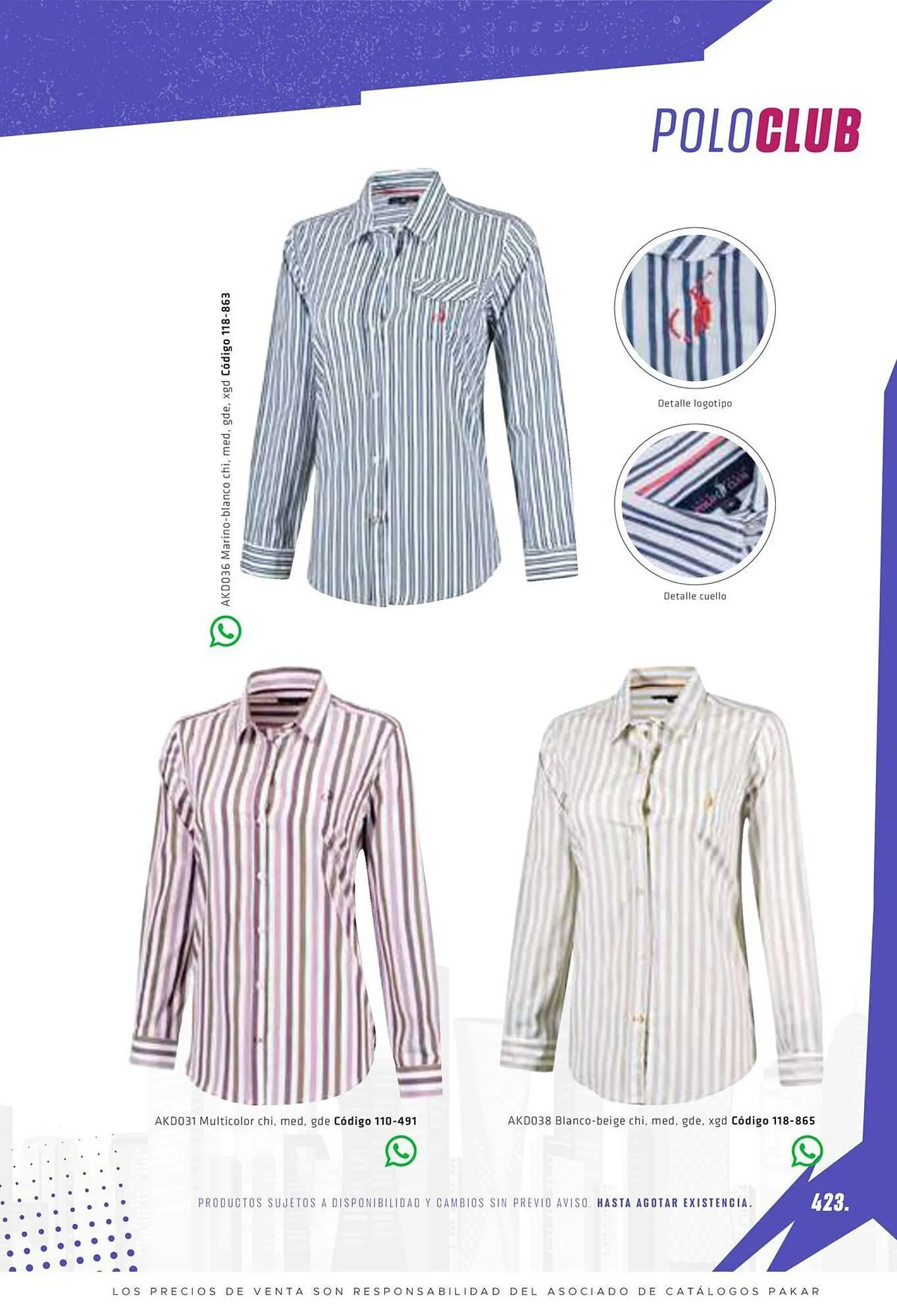 Catálogo de Catálogo SC Pakar 19 de marzo al 20 de junio 2024 - Pagina 423