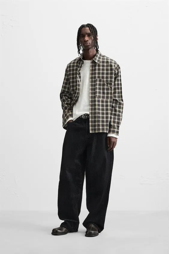 CAMISA CUADROS BOLSILLO