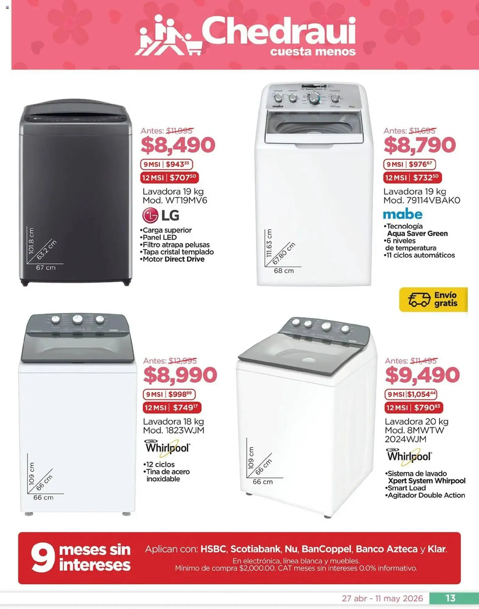 Catálogo de Folleto Chedraui 27 de abril al 12 de mayo 2026 - Pagina 13