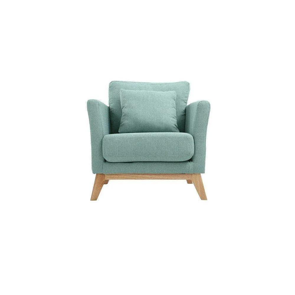 Prince - Sillón estilo moderno tela color menta