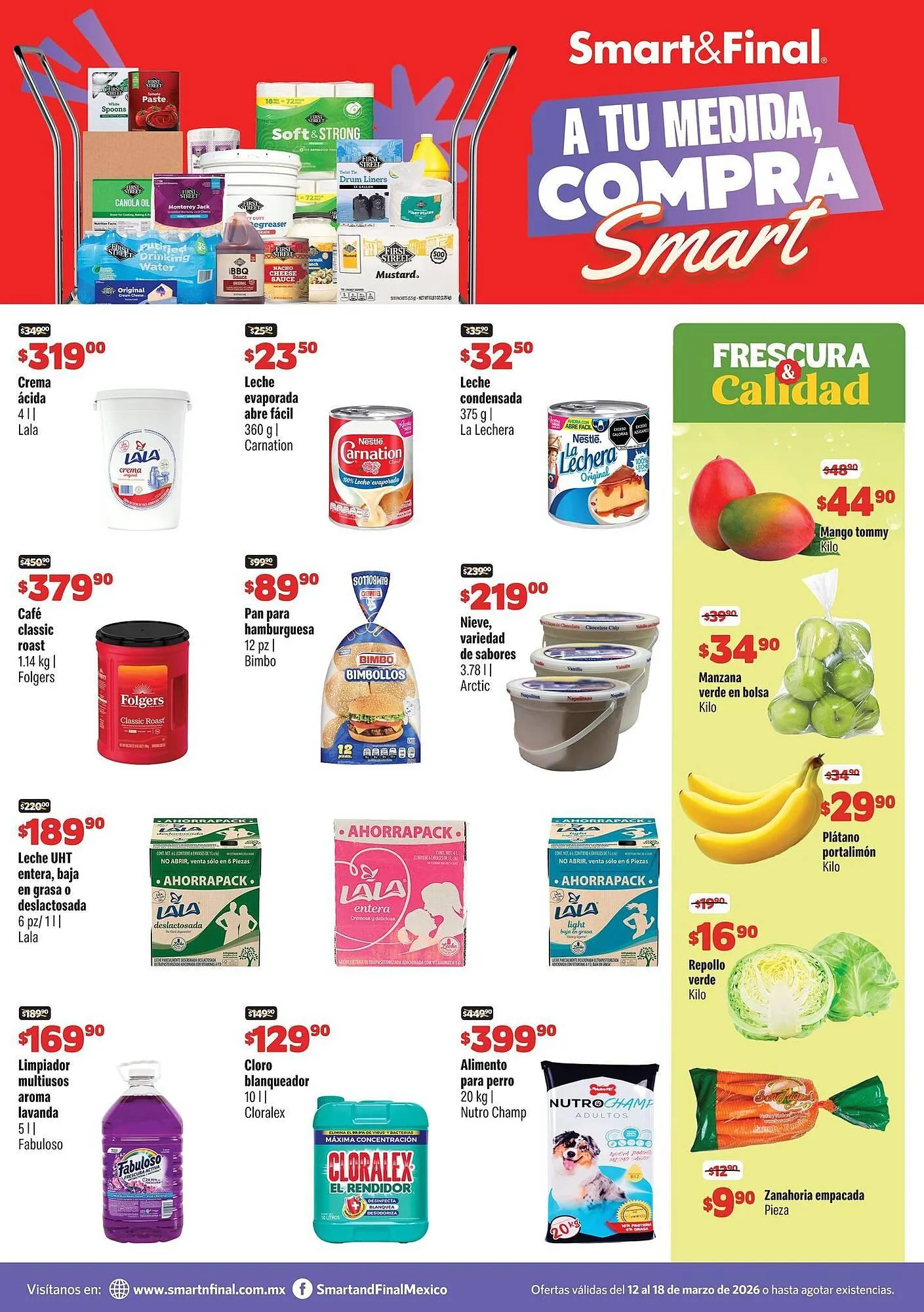 Catálogo de Catálogo Smart & Final 12 de marzo al 18 de marzo 2026 - Pagina 1
