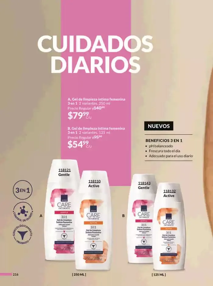 Catálogo de Avon COSMÉTICOS C18 9 de octubre al 15 de noviembre 2024 - Pagina 216