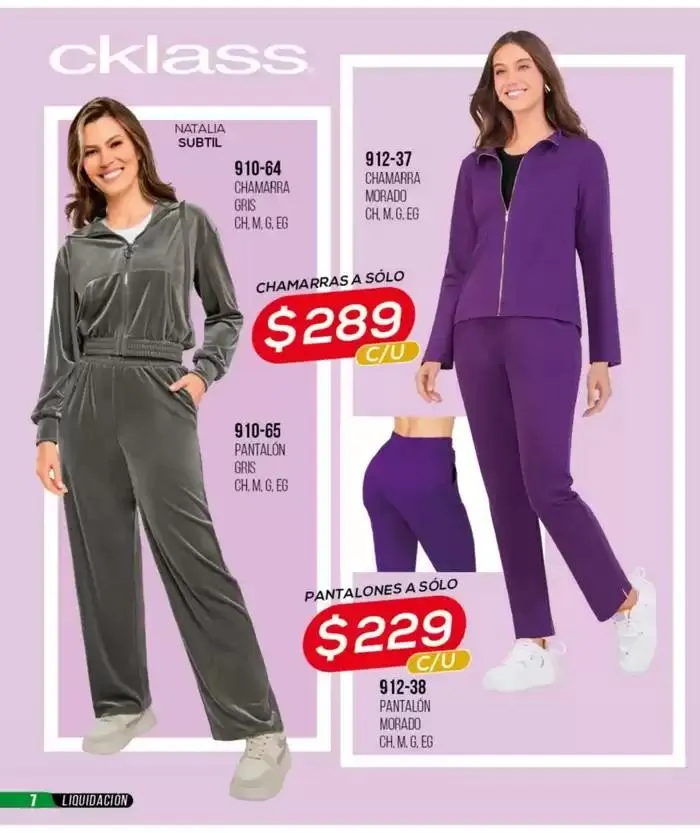 Catálogo de Catálogo Cklass Liquidación Ropa 2025 México 31 de marzo al 31 de agosto 2025 - Pagina 8