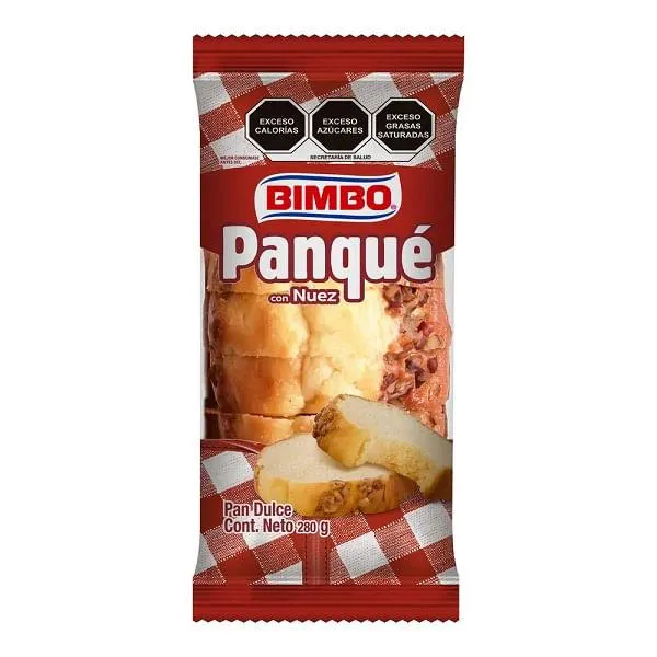 Pan Bimbo panque con nuez 280 g